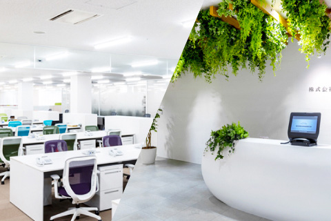 法人様向けサービスオフィス家具。