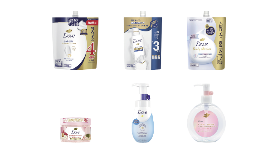 ユニリーバ　ダヴの対象商品一覧