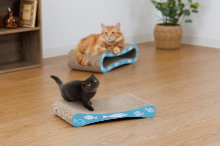 二段式 猫の爪とぎ ベッドタイプ