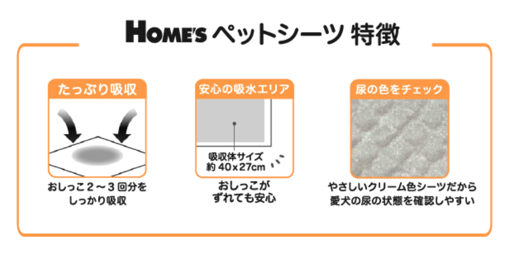 中厚型W消臭ペットシーツ_商品特徴