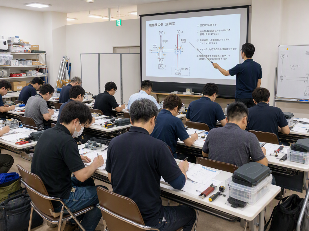 社内研修のようす①