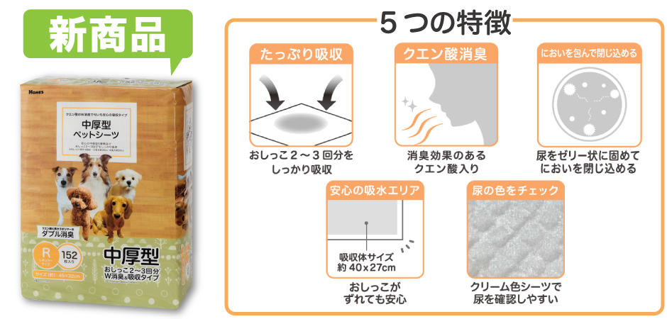 中厚型ペットシーツ