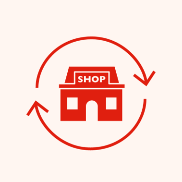 店舗運営のイラスト