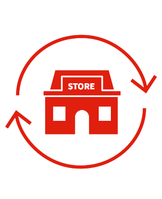 店舗運営のイラスト