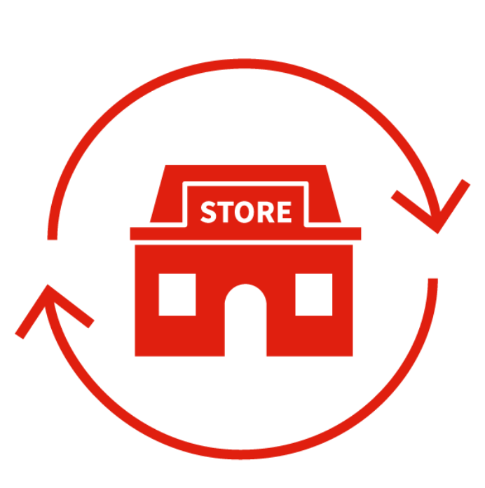 店舗運営のイラスト